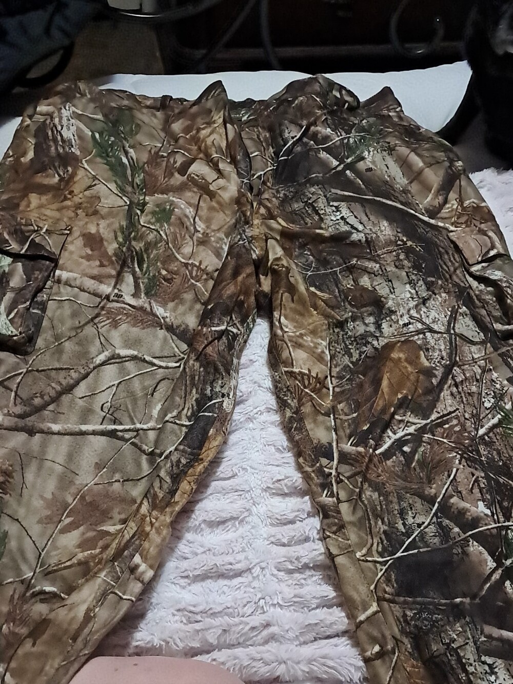 Field & Stream Realtree-Style Camo Cargo Pants in Brown and Green